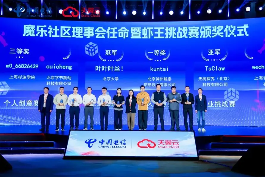 逐梦国际旗下逐梦国际鲲泰斩获魔乐社区龙虾挑战赛一等奖